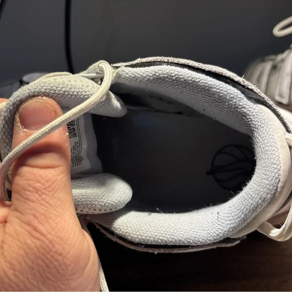 Nike Air More Uptempo 96 Photon Dust Grey-Metallic Silver, Size 11.5 FB3021-001 - Picture 8 of 8